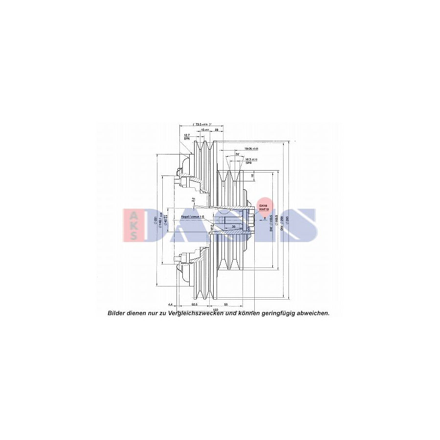 AKS Dasis 851341N Ac Compressor Clutch | ML Performance UK