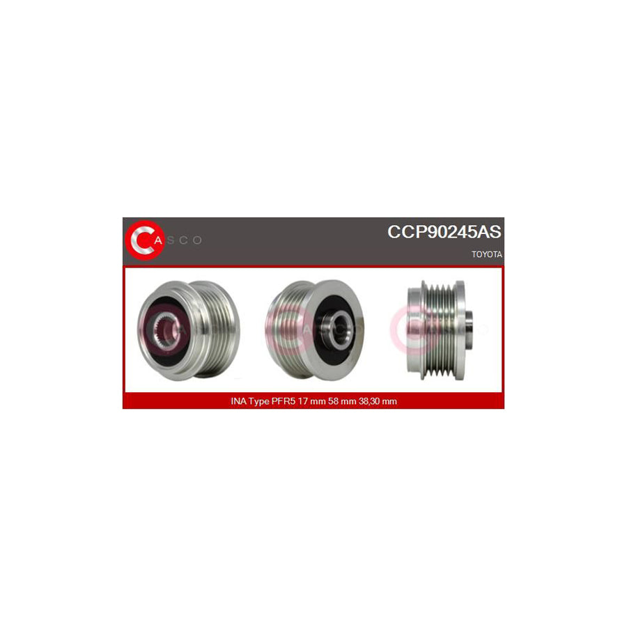 Casco Ccp90245As Pulley, Alternator | ML Performance UK Car Parts