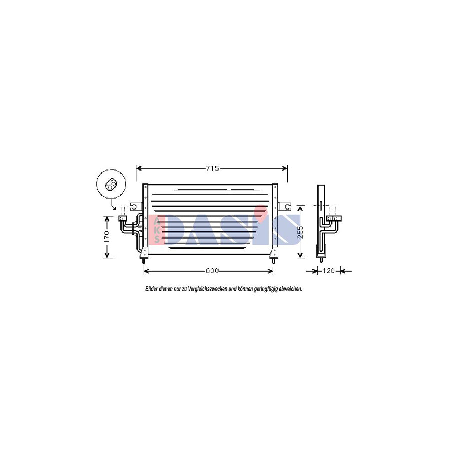 AKS Dasis 562040N Air Conditioning Condenser For Hyundai Sonata | ML Performance UK