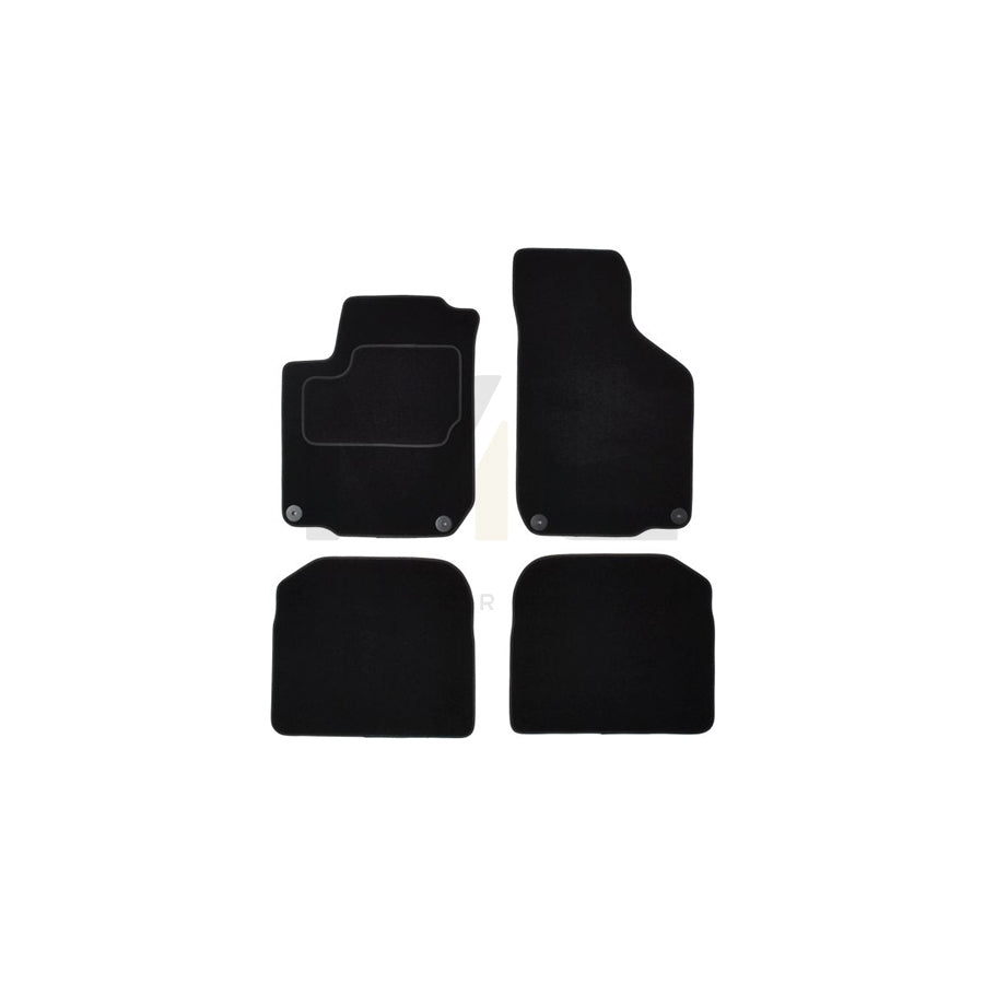 MAMMOOTH A041 VW15 PRM 01 Floor mat set for VW BORA Textile, Front and Rear, Quantity: 4, Black | ML Performance Car Parts