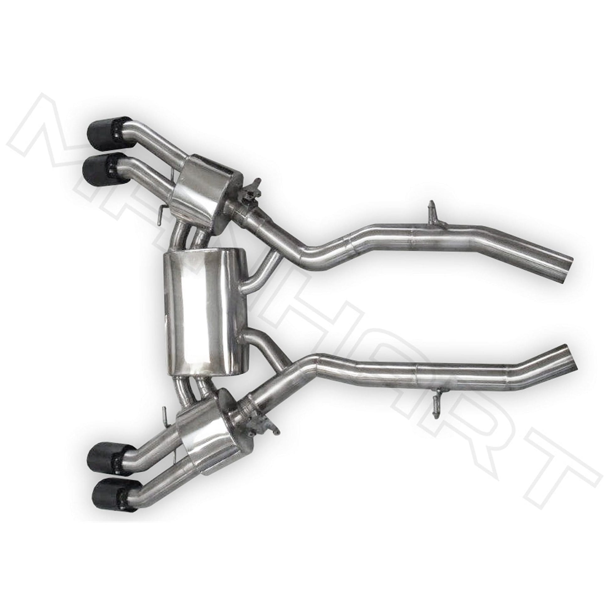 MANHART MH5G0111200-1.1 SLIP-ON SPORT EXHAUST FOR BMW F97 / F98 X3 / X4 (COMPETITION) WITH VALVE CONTROL