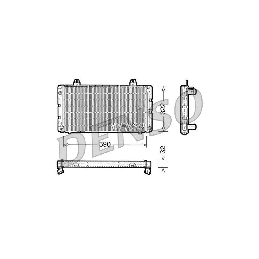 Denso DRM25002 Drm25002 Engine Radiator For Saab 900 | ML Performance UK