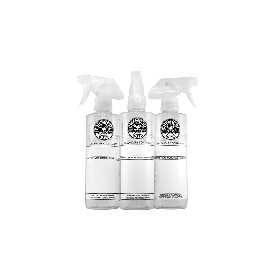 Chemical Guys Secondary Container Dilution Bottles (3 Pack) | ML Performance UK Car Parts