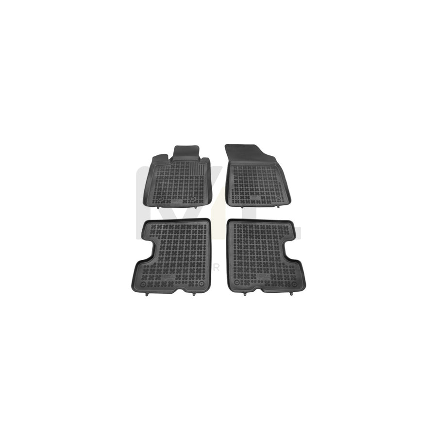 REZAW PLAST Tailored 203403 Floor mat set for DACIA Sandero I (SD) Elastomer, Front and Rear, Quantity: 4, Black | ML Performance Car Parts