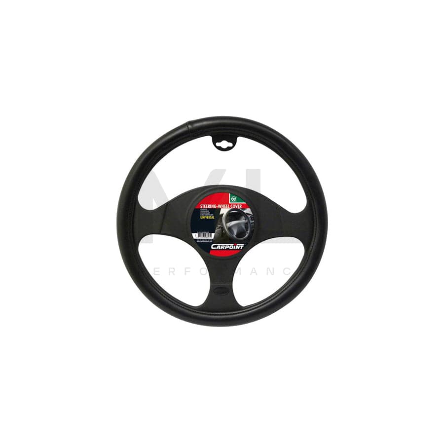 CARPOINT 2510103 Steering wheel cover Black, Ø: 37-39cm, PVC | ML Performance Car Parts