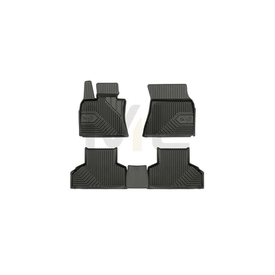 FROGUM Tailored, No.77 77408463 Floor mat set for BMW X5 (F15, F85) Elastomer, Front and Rear, Quantity: 3, Black | ML Performance Car Parts