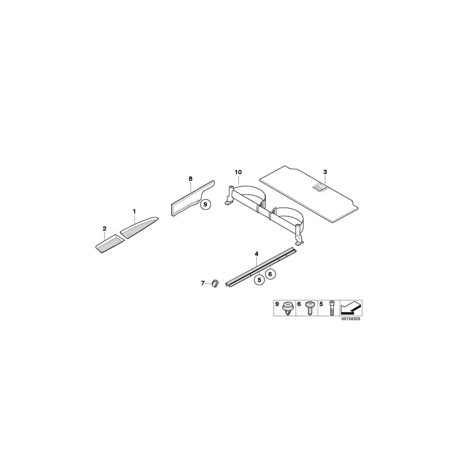 Genuine BMW 51477253838 E70 E70 Floor Carpet, Luggage Compartment TABAK (Inc. X5 30dX, X5 4.8i & X5 M50dX) | ML Performance UK Car Parts