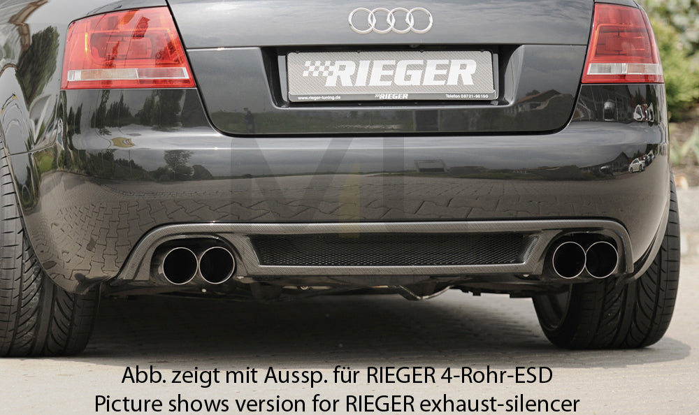 Rieger 00099818 Audi 8H A4 Rear Diffuser 3 | ML Performance UK Car Parts