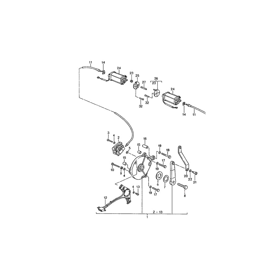 Genuine Porsche Cabriolet Hood Microswitch With Plate Porsche 944 / 964 / 968 / 993 | ML Performance UK Car Parts