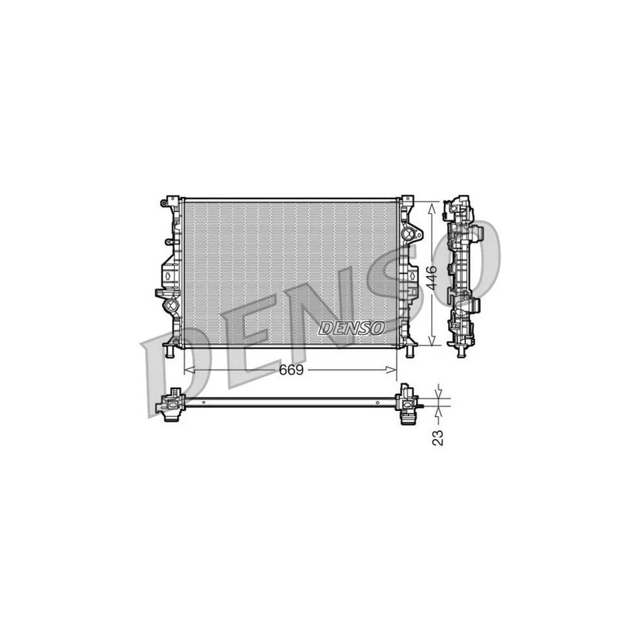 Denso DRM10077 Drm10077 Engine Radiator | ML Performance UK