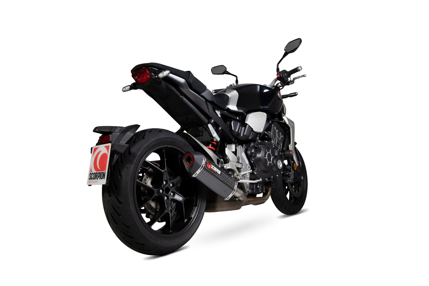 Scorpion RHA187CEO Honda CB1000 R Serket Parallel Slip-On - Carbon Fibre Sleeve | ML Performance UK UK