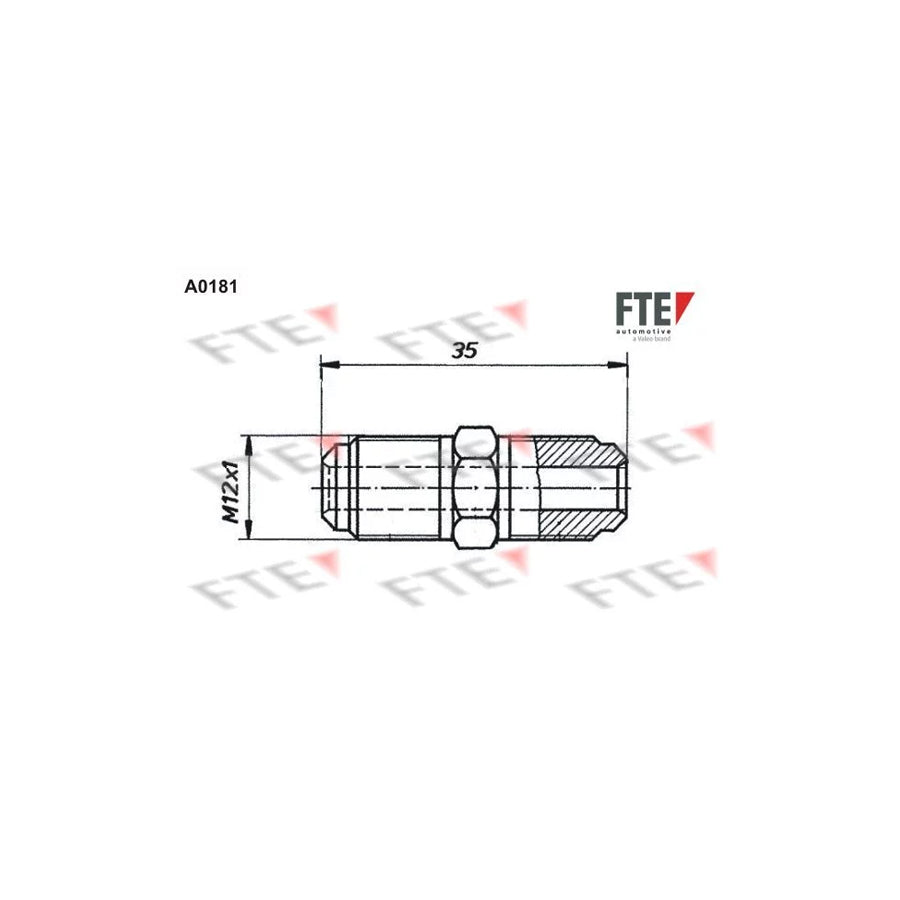 Fte A0181 Adapter, Brake Lines | ML Performance UK Car Parts