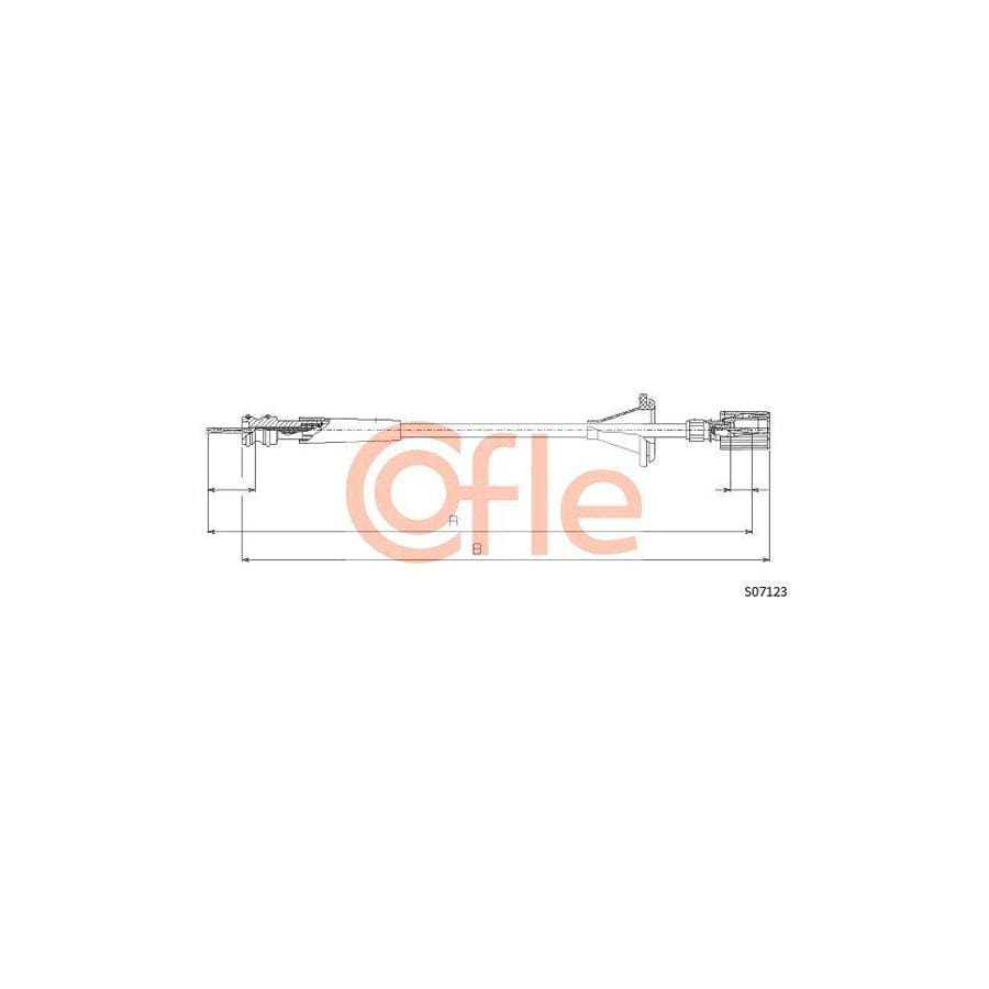 Cofle 92.S07123 Speedometer Cable