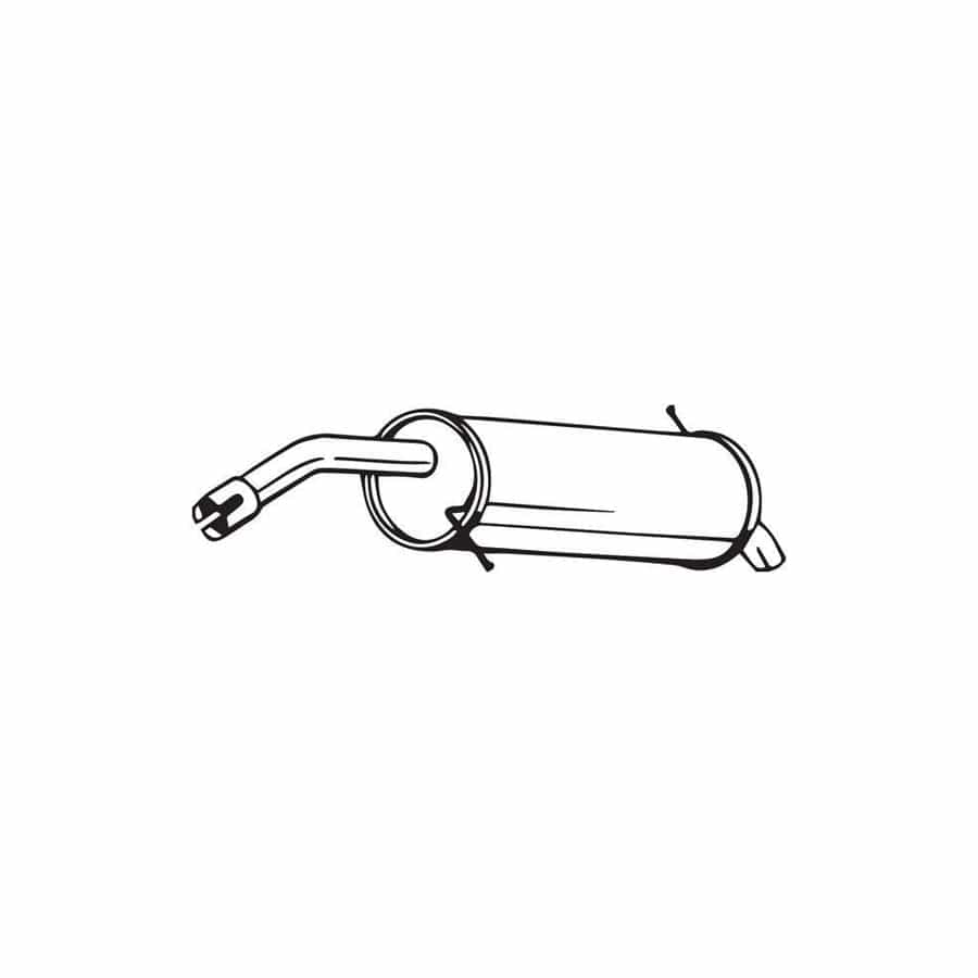 Bosal 154-503 Rear Silencer For Ford Ecosport Mk2