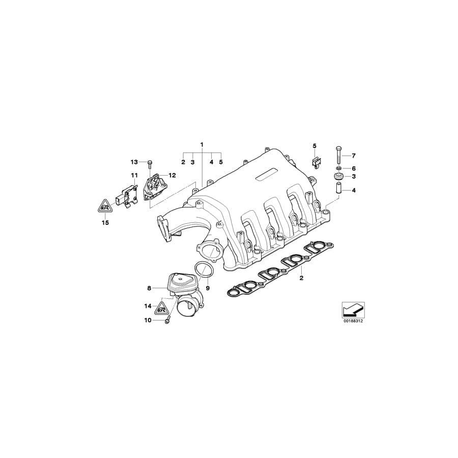 Genuine BMW 11617792509 E65 Decoupling Element (Inc. 745d) | ML Performance UK Car Parts