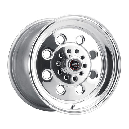 Weld 90-510042 0 Wheel 15x10 4x4.25 ET25 BS6.5 Polished Center - Polished Shell