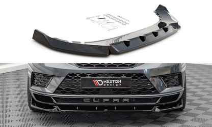 Maxton Design CU-AT-1-FD1T Front Splitter V.1 Cupra Ateca MK1 | ML Performance UK Car Parts