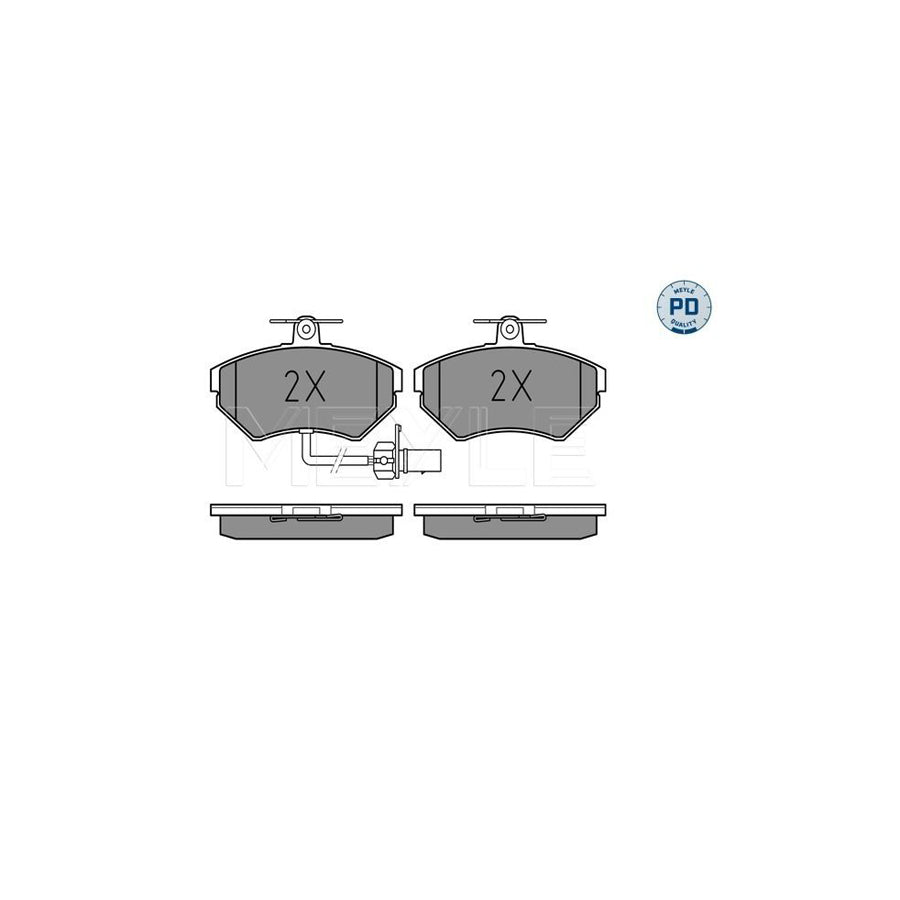 Meyle 025 219 4519-1/Pd Brake Pad Set