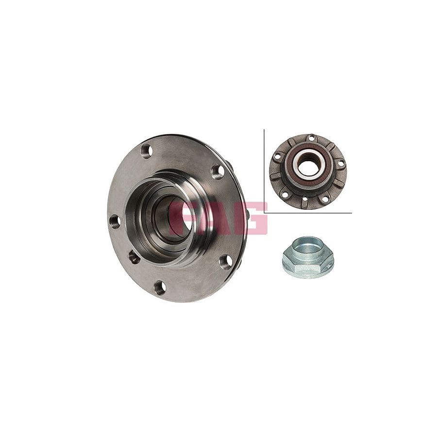 FAG 713 6671 90 Wheel Bearing Kit For BMW 7 (E38)