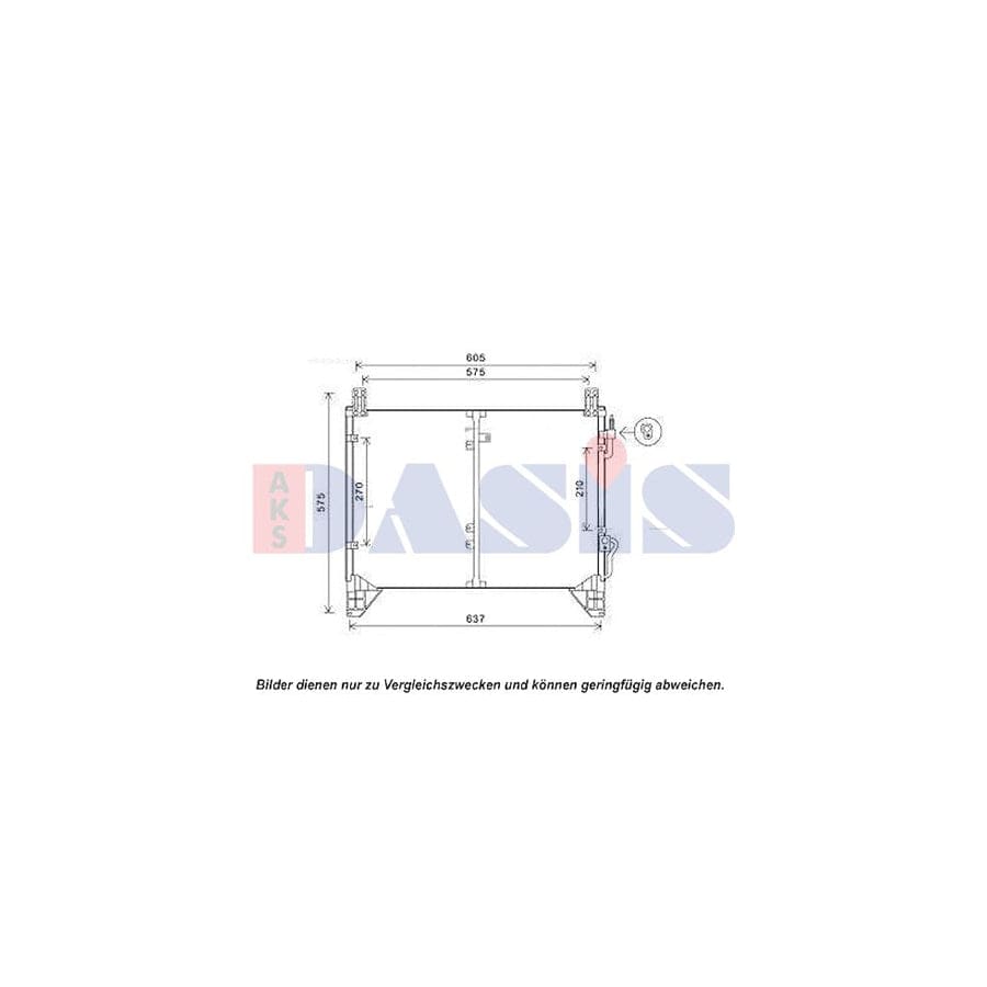 AKS Dasis 512055N Air Conditioning Condenser For Ssangyong Rexton / Rexton II (Gab) | ML Performance UK