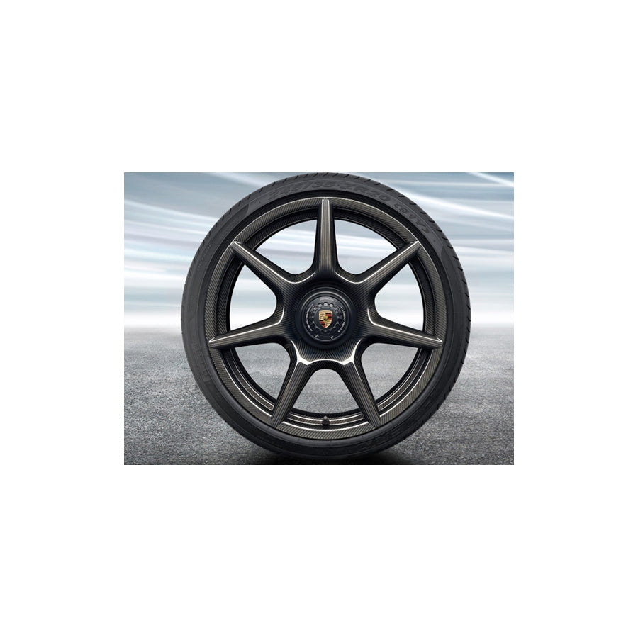 Genuine Porsche 20 991 2 Turbo '911 Turbo' Carbon Wheels & Summer Tyres Original Porsche | ML Performance UK Car Parts