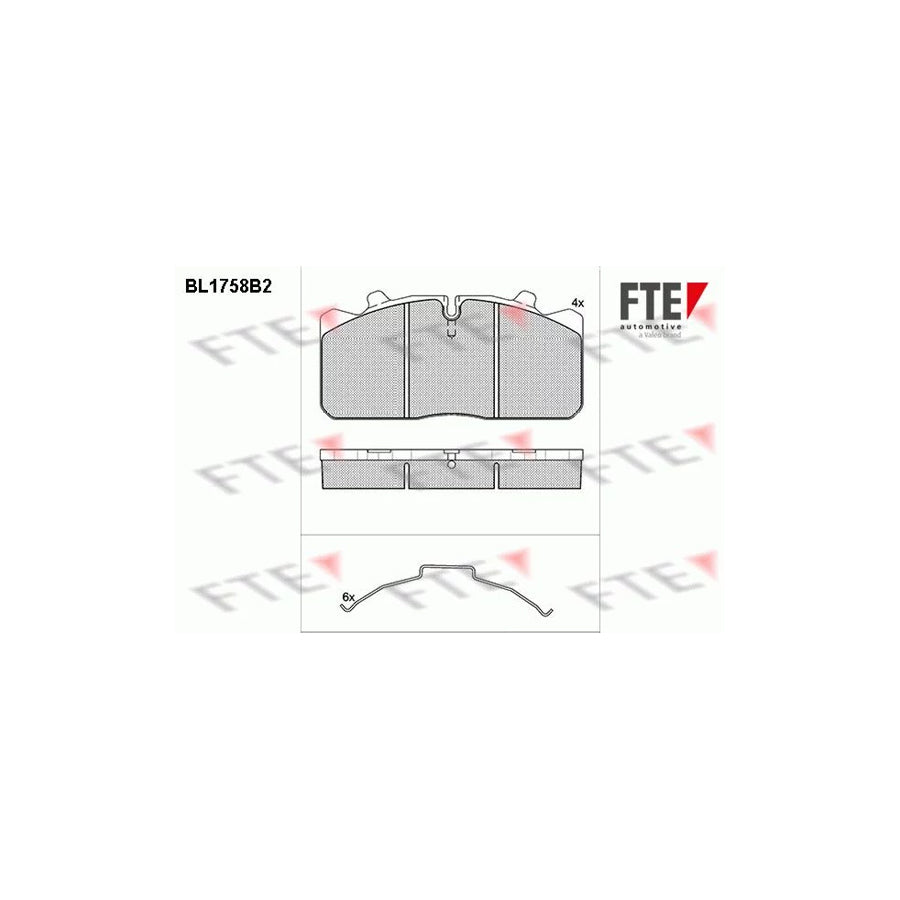 Fte BL1758B2 Brake Pad Set | ML Performance UK Car Parts