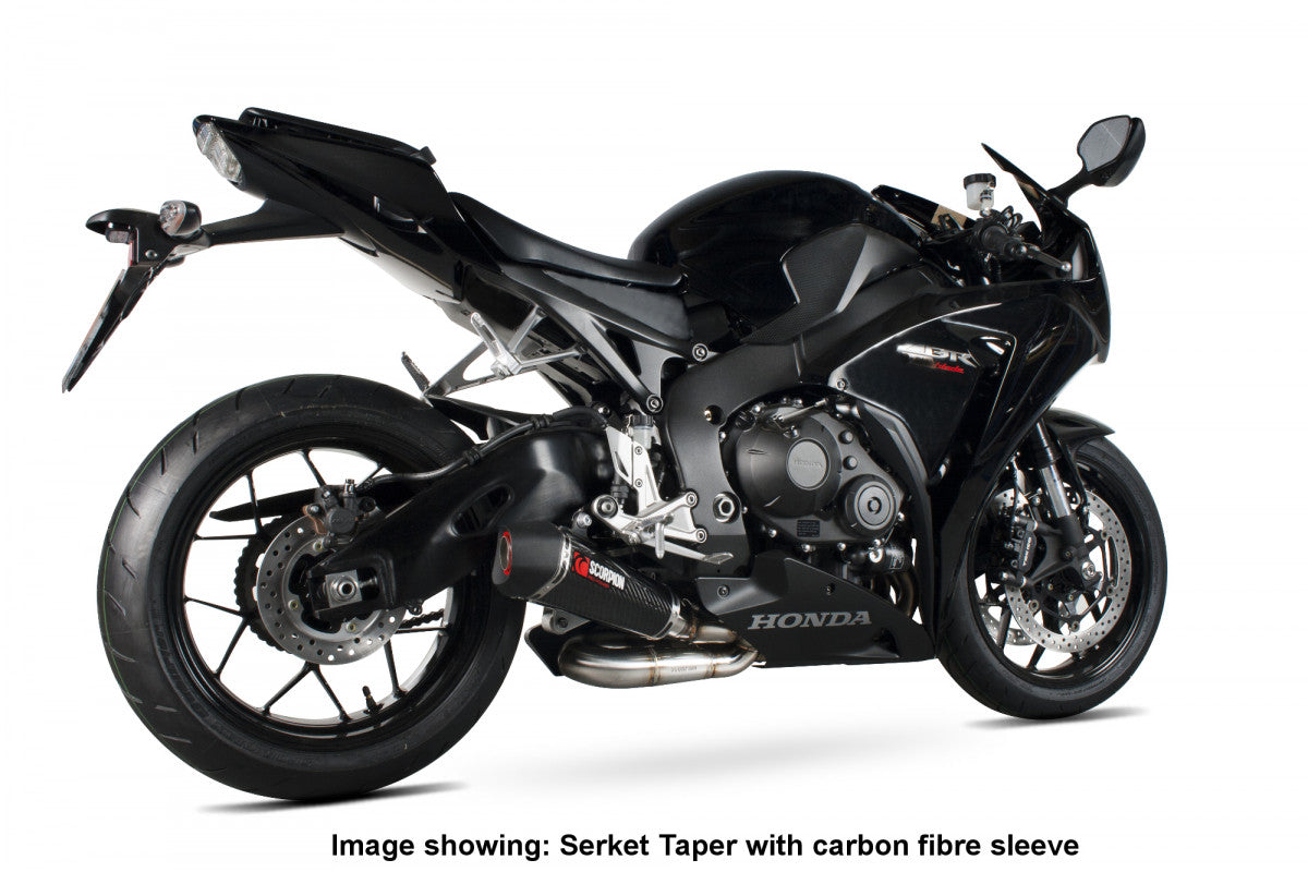 Scorpion RHA162SEO Honda CBR1000 RR Fireblade Serket Taper Slip-On - Brushed Stainless Steel Sleeve | ML Performance UK UK