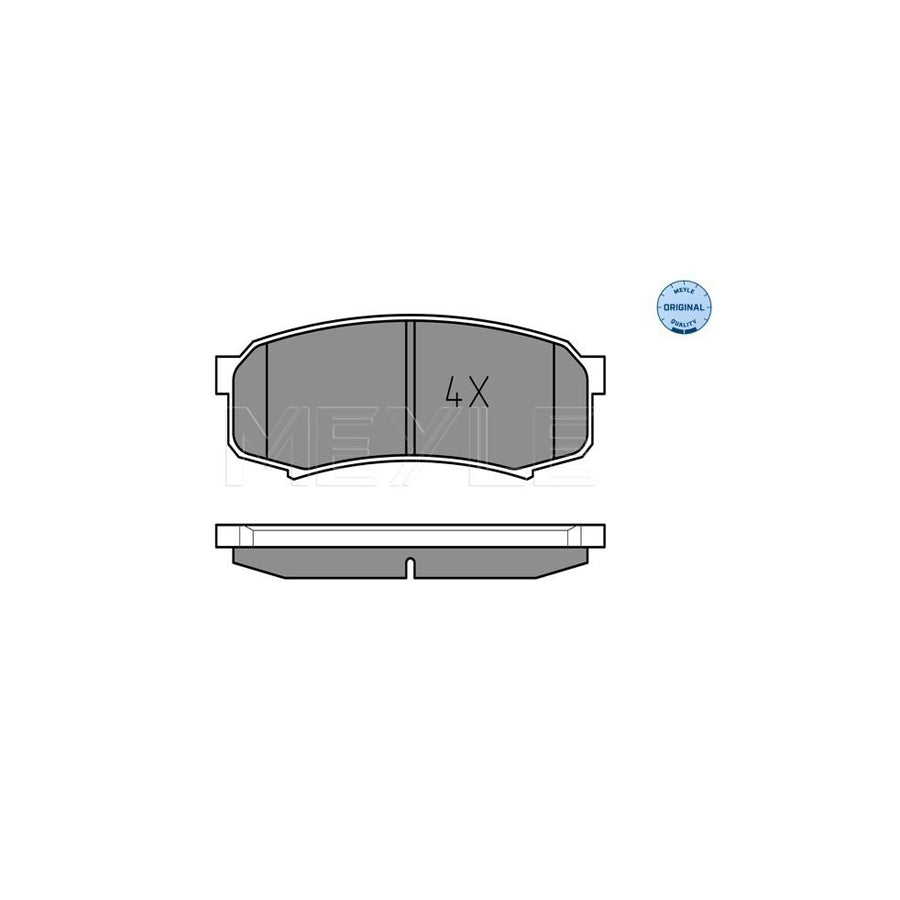 Meyle 025 219 4715/W Brake Pad Set