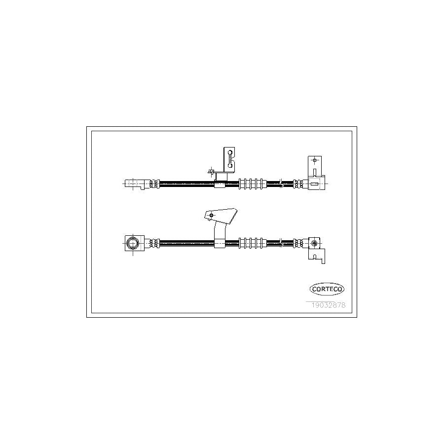 Corteco 19032878 Brake Hose For Chrysler Neon I | ML Performance UK