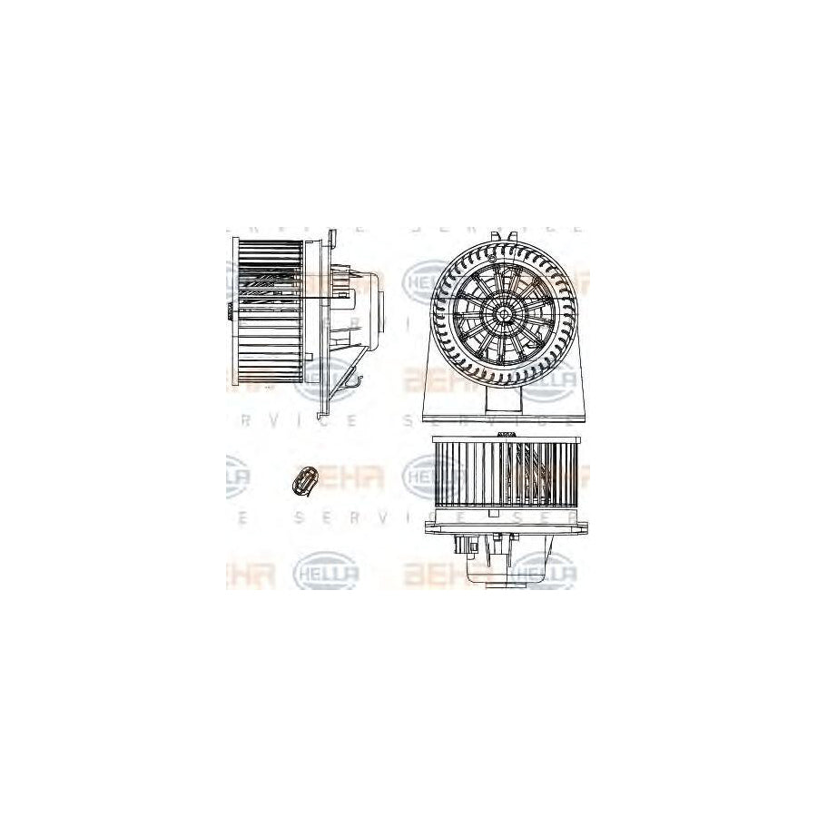 Hella 8EW 351 303-361 Interior Blower