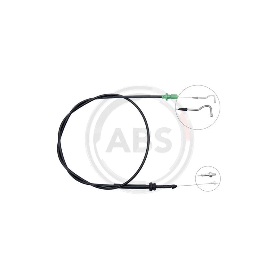 A.B.S. K37560 Throttle Cable for VW Transporter T4 Minibus (70B, 70C, 7DB, 7DK, 70J, 70K, 7DC, 7DJ) | ML Performance UK Car Parts