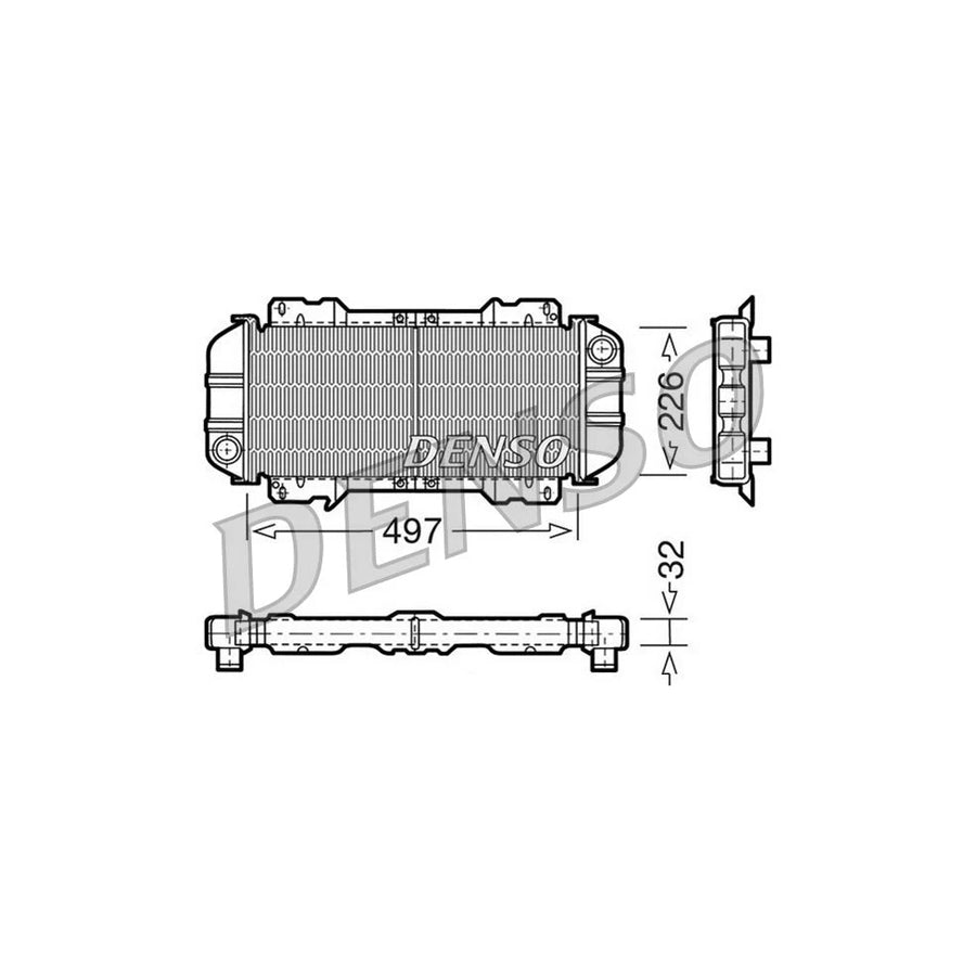 Denso DRM10015 Drm10015 Engine Radiator For Ford Escort | ML Performance UK