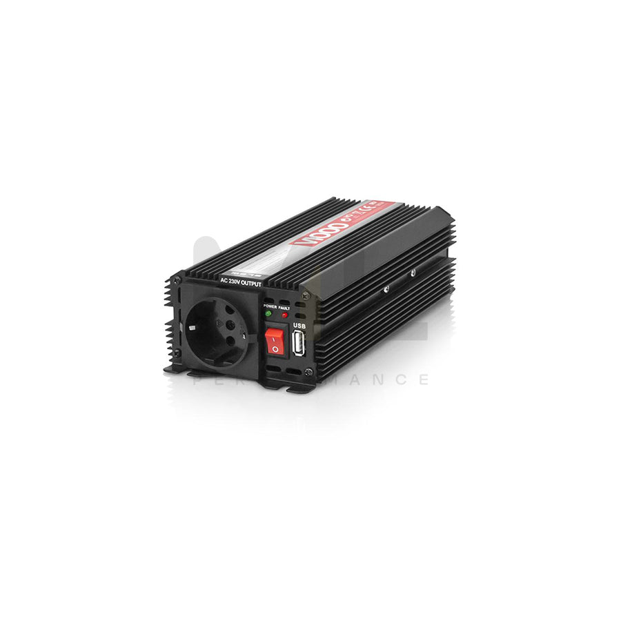 BLOW V1000 5854# Inverter max. 1000W, with cigarette lighter plug, with clamps, with electric safety socket, with fuse | ML Performance Car Parts