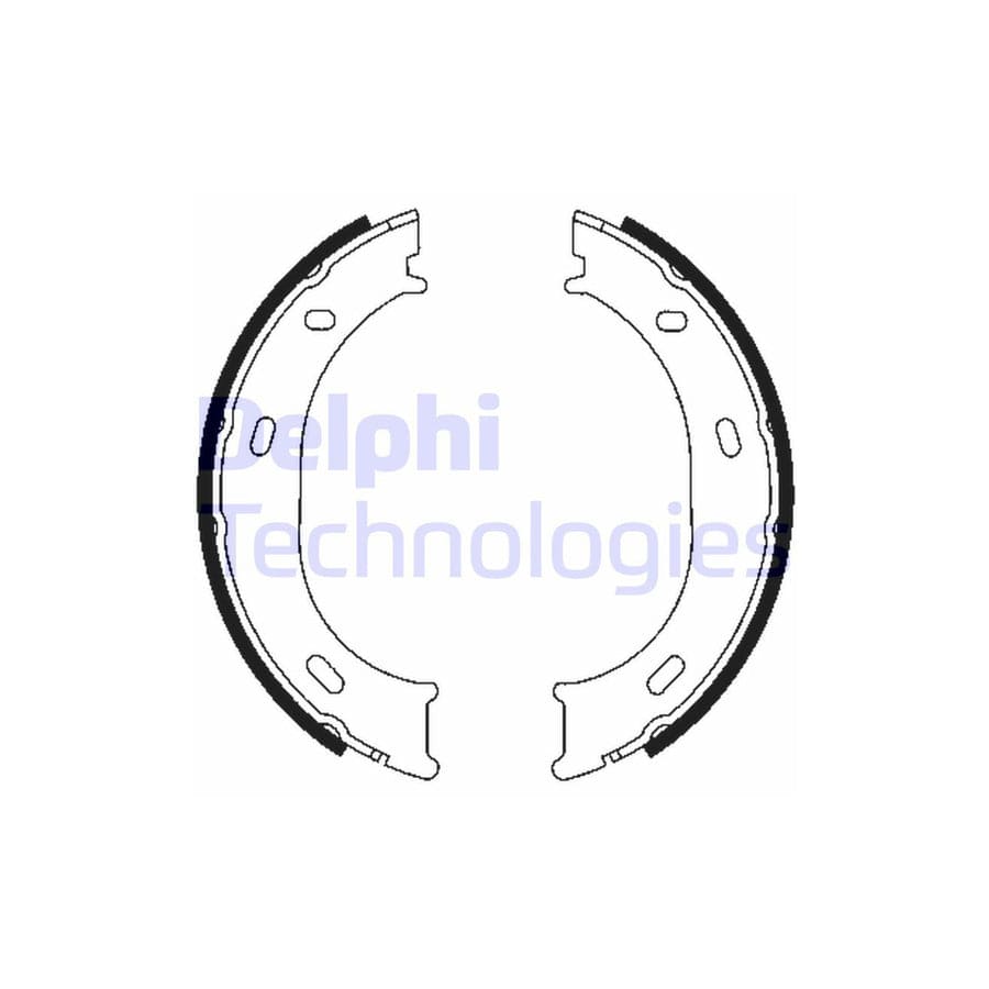 Delphi Ls1905 Handbrake Shoes