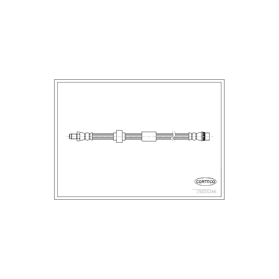 Corteco 19034346 Brake Hose | ML Performance UK