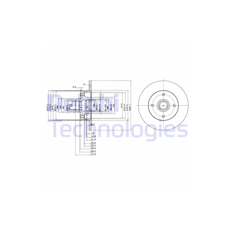 Delphi Bg2389 Brake Disc