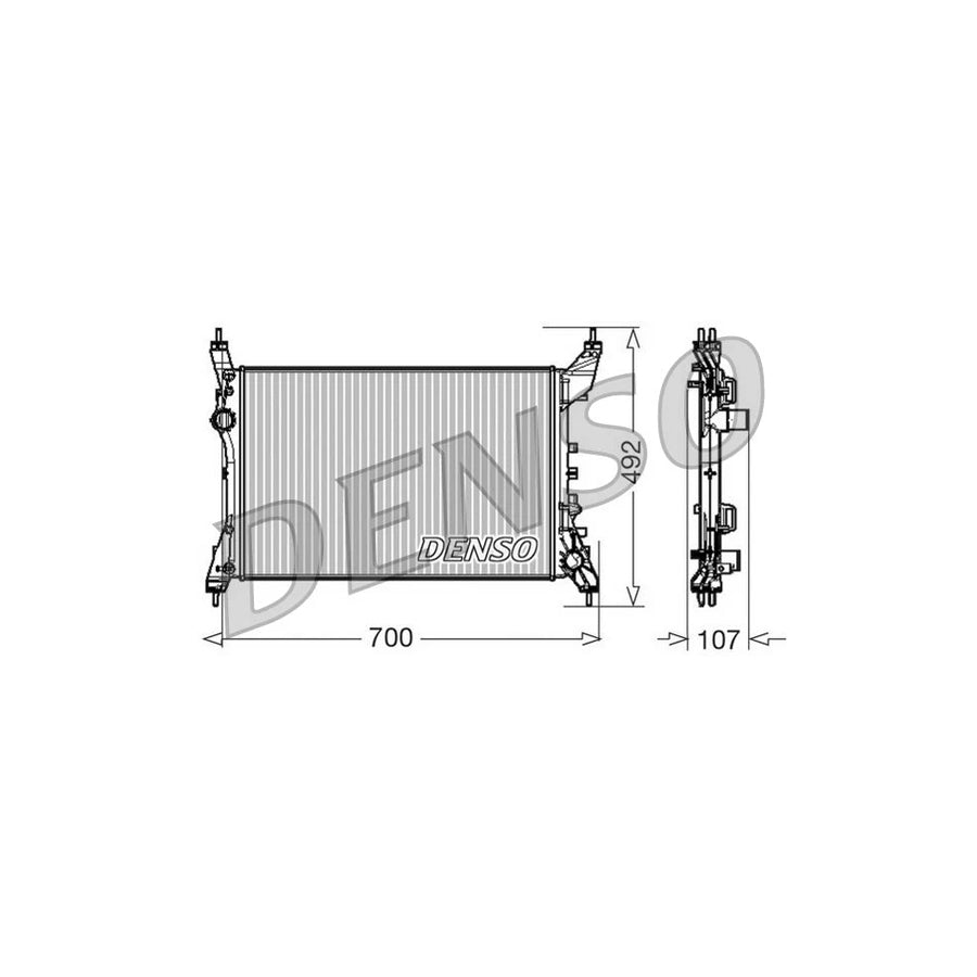 Denso DRM09170 Drm09170 Engine Radiator For Fiat Linea (323, 110) | ML Performance UK