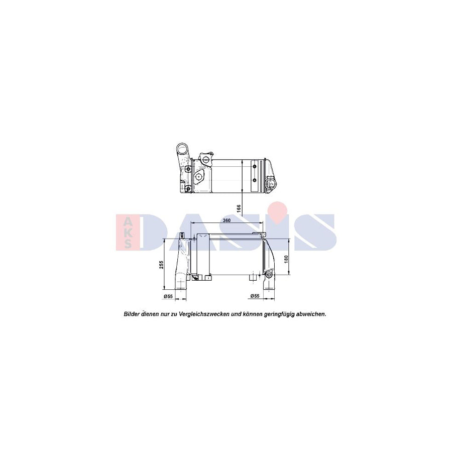 AKS Dasis 396010N Oil Cooler, Retarder | ML Performance UK