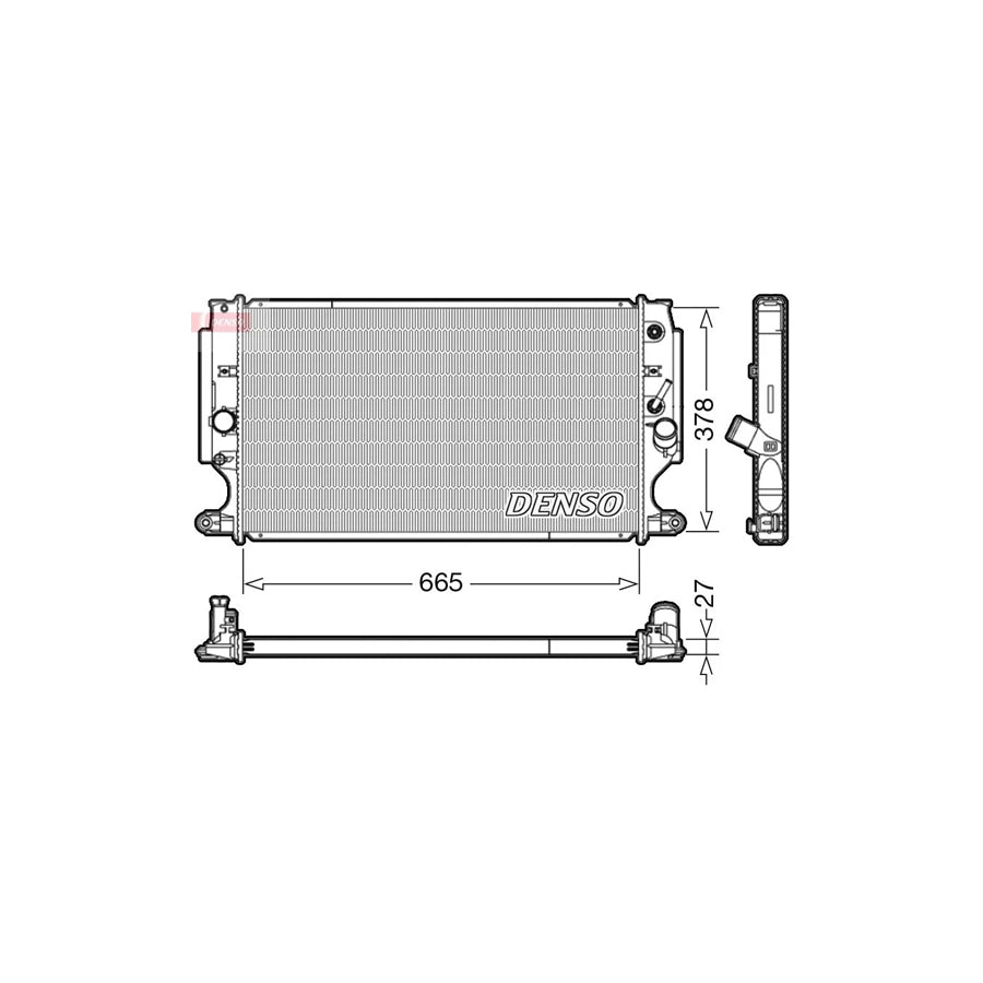 Denso DRM50088 Drm50088 Engine Radiator For Toyota Avensis | ML Performance UK