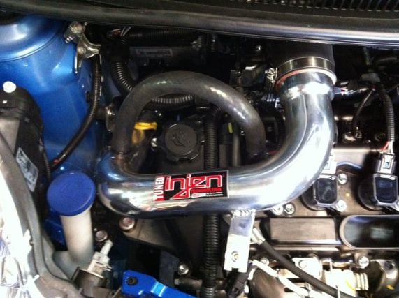 INJEN AYGO / CITROEN C1 / PEUGEOT 107 2006- 1.0L 3 CYL. COLD AIR INTAKE SYSTEM POLISHED - ECA206P