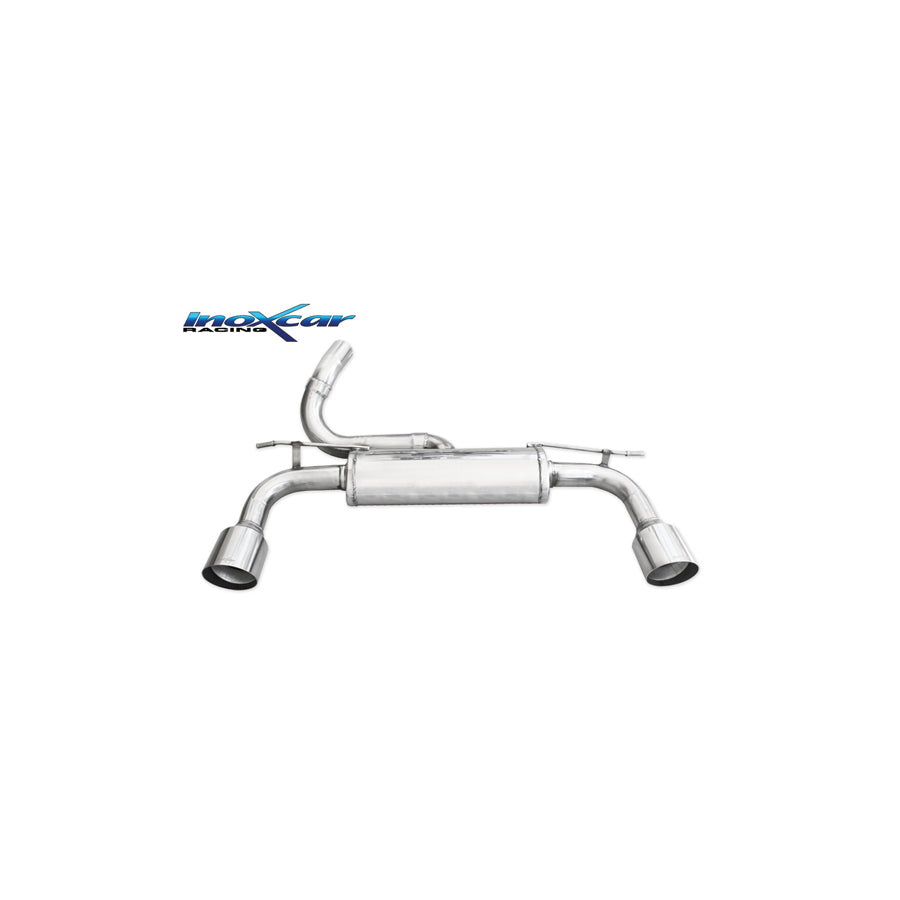 InoXcar FOFO.11.102R Ford Focus Rear Silencer | ML Performance UK Car Parts