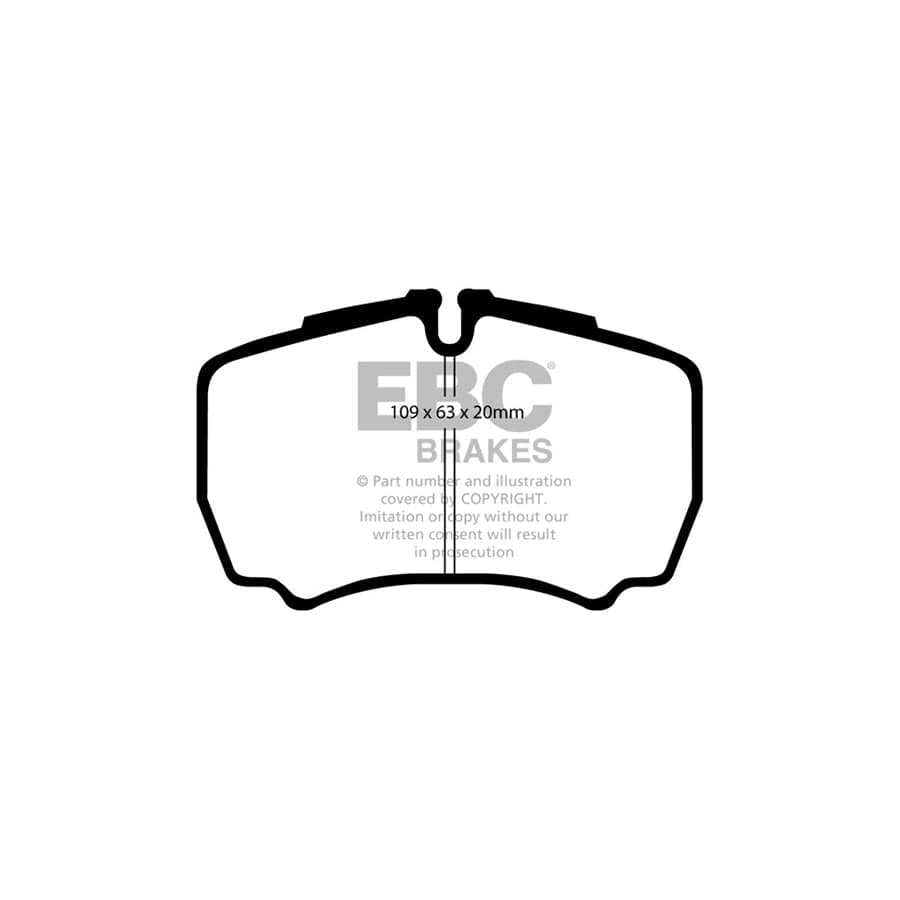 EBC DP1440 Ford Iveco Ultimax Rear Brake Pads - Brembo Caliper 2 | ML Performance UK Car Parts