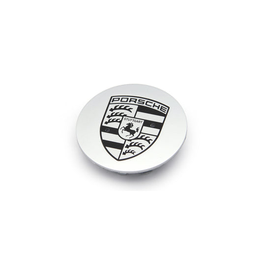 Genuine Porsche Wheel Cap In Silver With Porsche Crest Porsche 955 Cayenne | ML Performance UK Car Parts