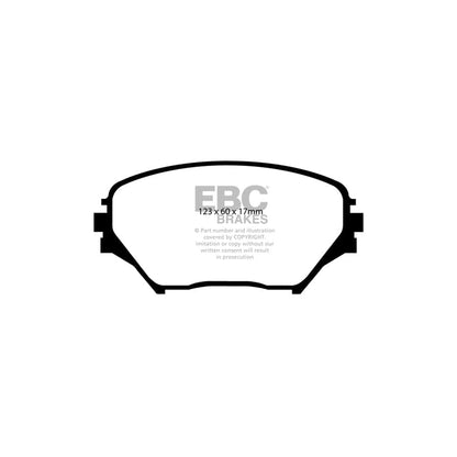 EBC PD40K2123 Toyota Rav 4 Ultimax Pad & Plain Disc Kit - Akebono Caliper 2 | ML Performance UK Car Parts