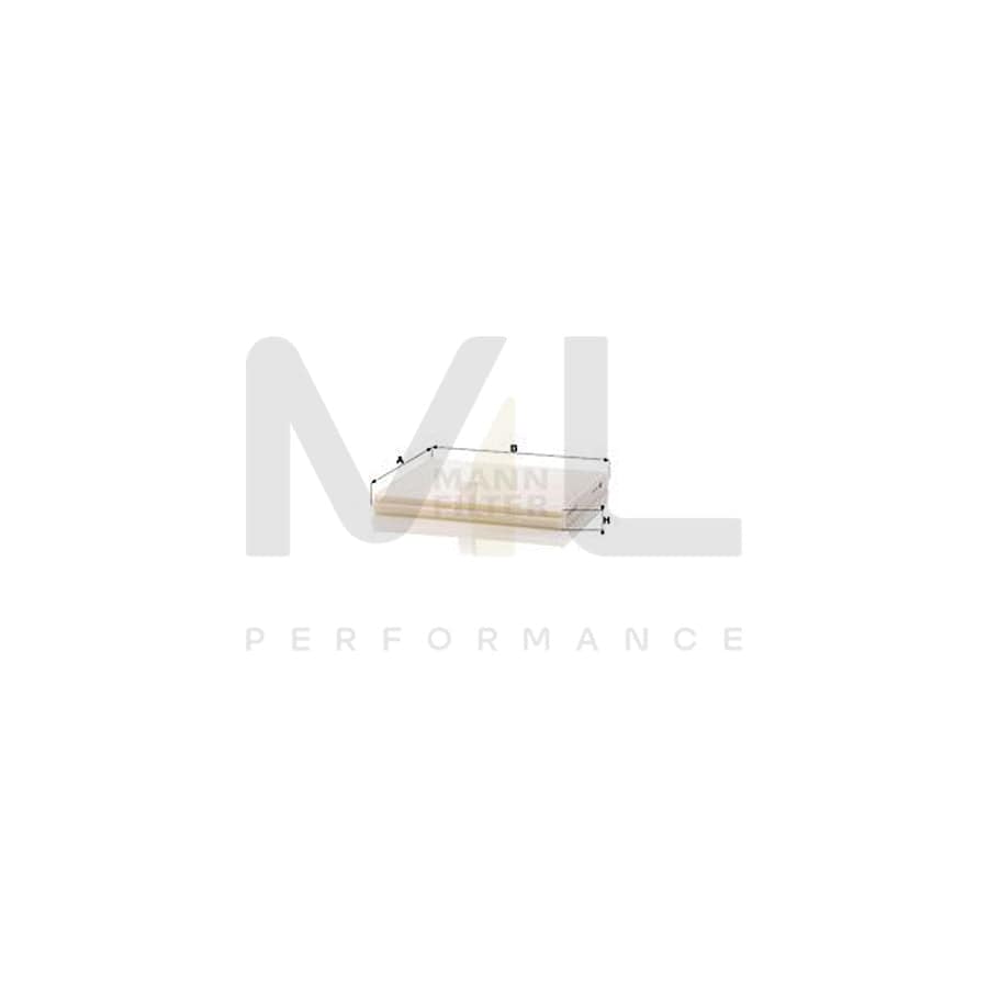 MANN-FILTER CU 2137 Pollen filter Particulate Filter | ML Performance Car Parts