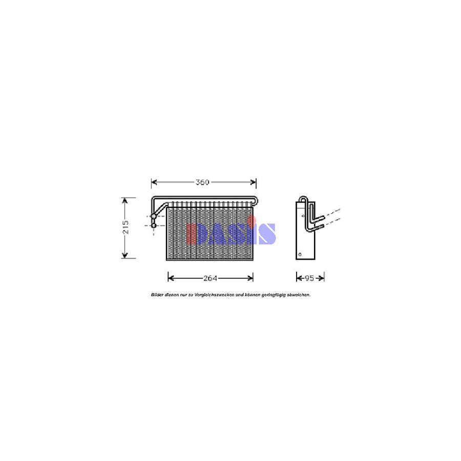 AKS Dasis 820095N Air Conditioning Evaporator | ML Performance UK