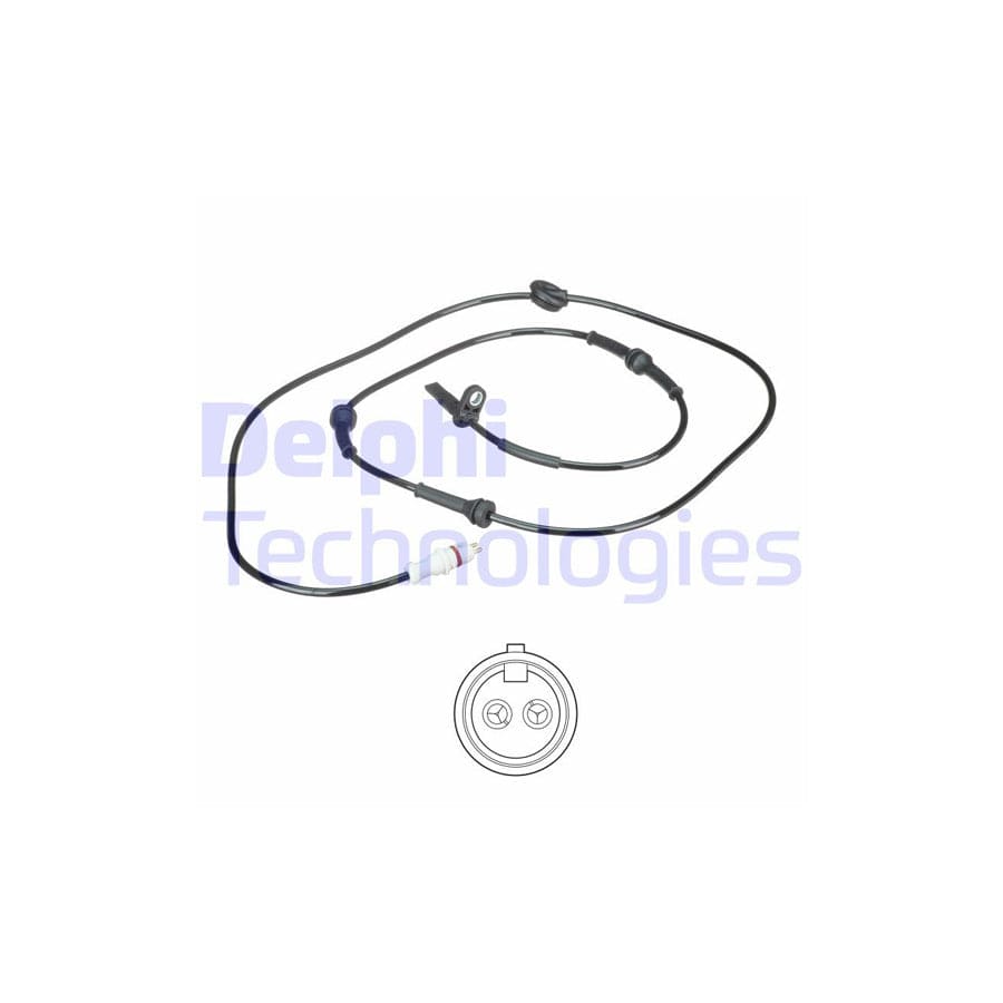 Delphi Ss20598 Abs Sensor For Fiat Stilo