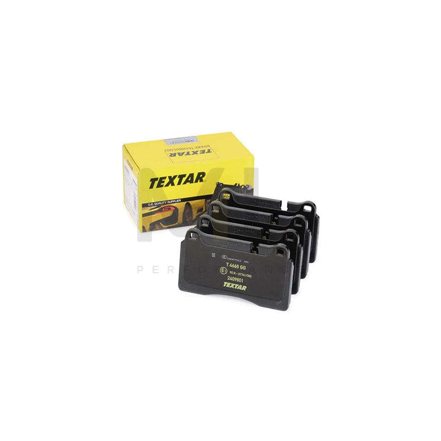 TEXTAR 2409801 Brake pad set for VW TOUAREG prepared for wear indicator | ML Performance Car Parts