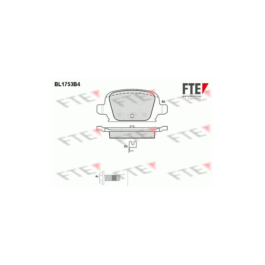 Fte BL1753B4 Brake Pad Set | ML Performance UK Car Parts