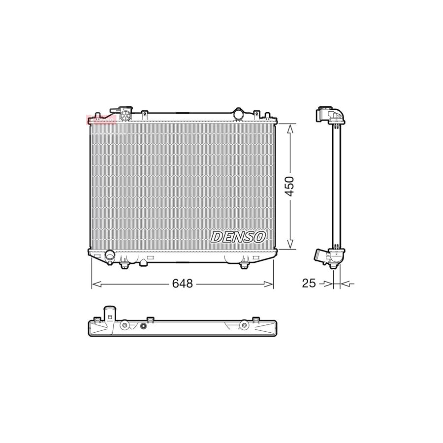 Denso DRM10117 Drm10117 Engine Radiator For Ford Ranger Mk2 (Er, Eq) | ML Performance UK